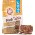 Arm And Hammer For Pets Rawhide Chips For Dogs Real Beef Coated Baking Soda Dental Chews Six Ounce Bag Twelve Count Total