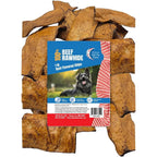 The American Made Treat Company Beefhide Chews Beef Flavor Rawhide Chips For Dogs 1 Pound