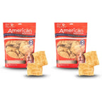 Pet Factory American Beefhide Chips Dog Chew Treats Vanilla Flavored Natural Rawhide Dental Care Pack For Dogs Twenty Two Ounce Package Of Two