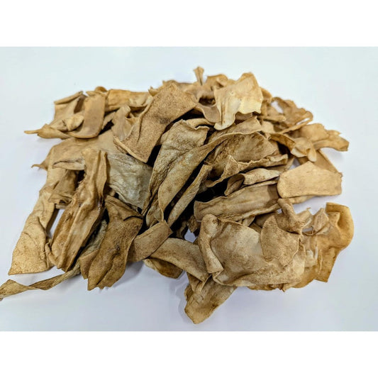 MAC'S Premium Natural Beef Rawhide Chips Digestible Dog Chew Treats Natural Color 32 Ounce
