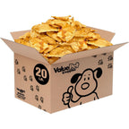 ValueBull USA Rawhide Chips Chicken Infused Bulk Pack Natural Full Grain Beef Hide Long Lasting Dental Dog Chews Chicken Flavor Twenty Pound