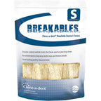Ceva Animal Health Clenz-A-Dent Breakables Rawhide Dental Chews For Petite Dogs Under Eleven Pounds Poultry Flavor Fifteen Count