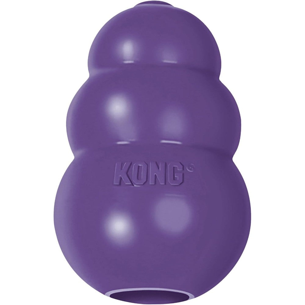 KONG Senior Dog Toy with Gentle Natural Rubber Formula Stuffable Chew and Fetch Toy for Large Older Dogs