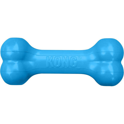 KONG Puppy Goodie Bone Stuffable Natural Rubber Teething Chew Toy For Small Puppies Variant Blue Safe Non Toxic Interactive Treat Dispensing Bone