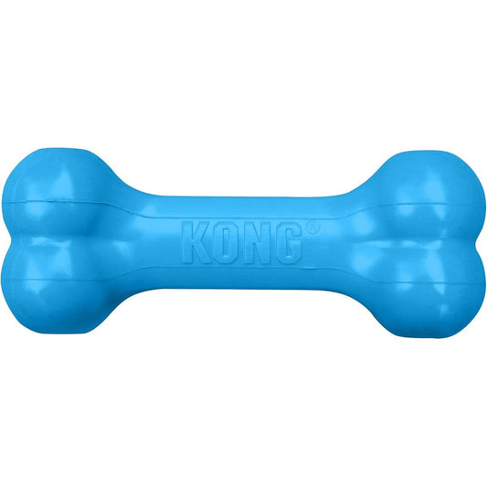 KONG Puppy Goodie Bone Stuffable Natural Rubber Teething Chew Toy For Small Puppies Variant Blue Safe Non Toxic Interactive Treat Dispensing Bone