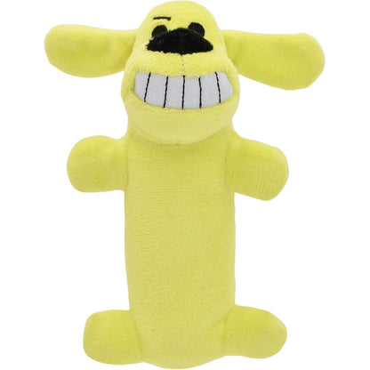 Multipet Original Loofa Dog Plush Toy Squeaky Stuffed Animal For Puppies And Small Dogs 6 Inch Random Color Surprise