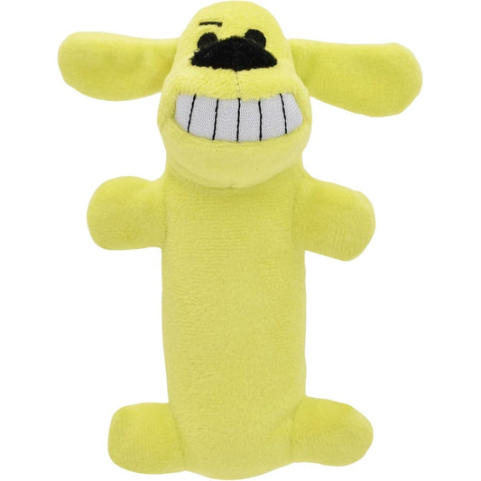 Multipet Original Loofa Dog Plush Toy Squeaky Stuffed Animal For Puppies And Small Dogs 6 Inch Random Color Surprise