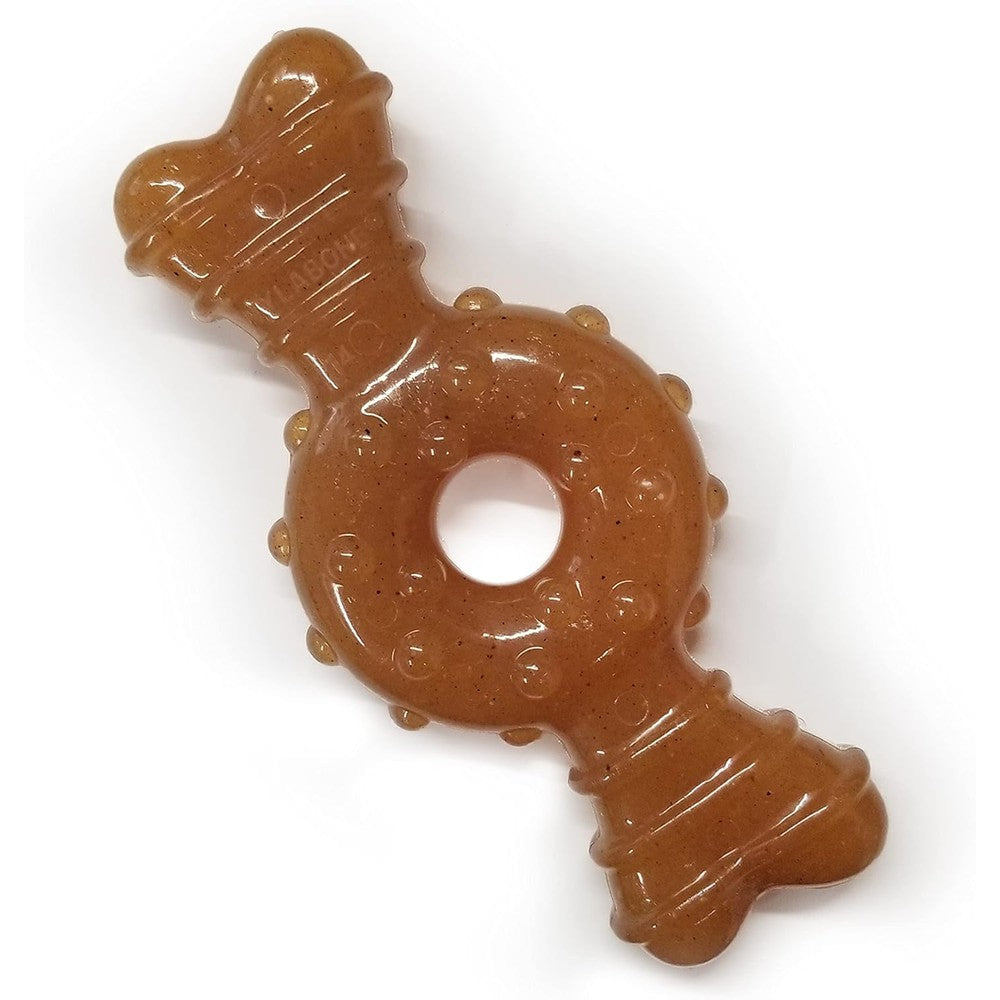 Nylabone Just For Puppies Petit Chicken Flavored Puppy Dog Ring Bone Teething Chew Toy For Extra Small Dogs Up To Fifteen Pounds One Count