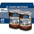 Blue Buffalo Wilderness Wolf Creek Stew Hearty Beef In Gravy Adult Wet Dog Food High Protein Grain Free Twelve Point Five Ounce Cans Twelve Count