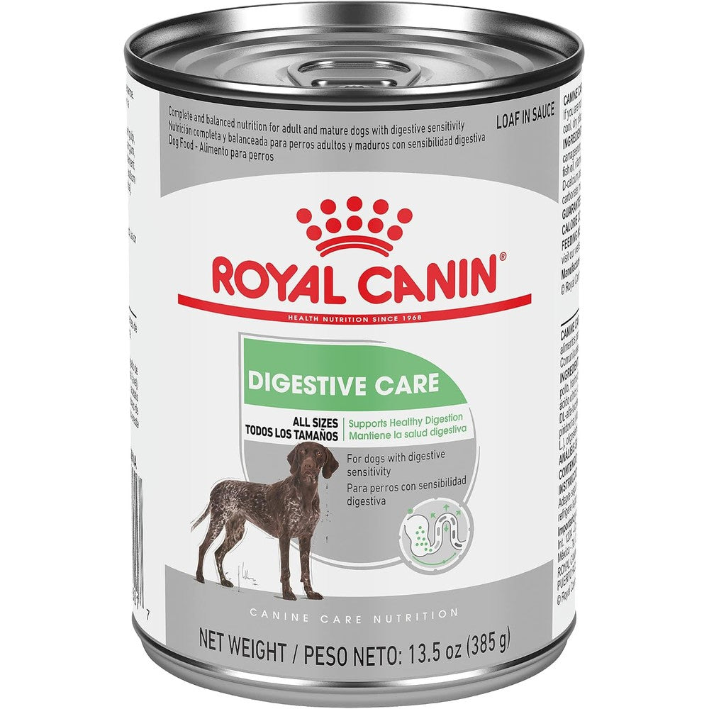Royal Canin Canine Care Nutrition Digestive Care Adult Loaf In Sauce Wet Dog Food For Sensitive Stomach 13.5 Ounce Can Pack Of 12