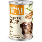 Your Pet's Kitchen Wet Dog Food Chicken Pot Pie Recipe Real Chicken Slow Simmered PÃ¢tÃ© Grain Free Thirteen Point Two Ounce Cans Pack Of Six