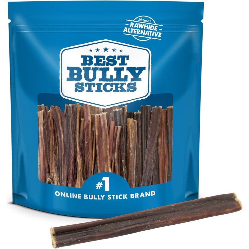 Best Bully Sticks All Natural 6 Inch Beef Gullet Sticks Dog Treats For Healthy Joints And Teeth Rawhide Alternative 25 Count Pack