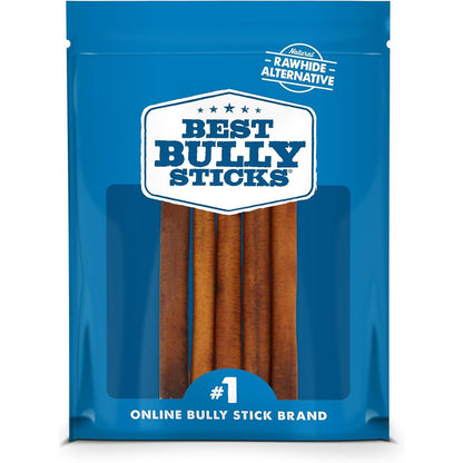 Best Bully Sticks Six Inch Natural Dog Chews Made From Grass Fed Beef Rawhide And Grain Free Easily Digestible Trial Size Five Count Pack Of One