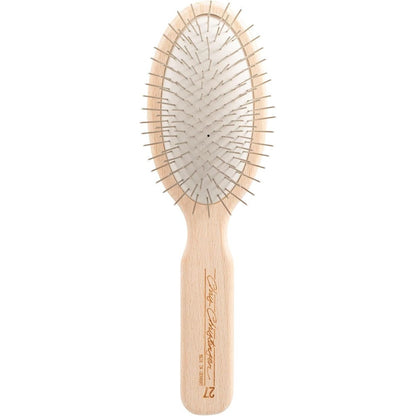 Chris Christensen Dog Brush Original Series 27 mm Oval Pin Brush With Lightweight Beech Wood Body And Stainless Steel Pins
