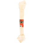 Pet Factory American Beefhide Knotted Bone Dog Chew Treat Premium Dental Toy For Large Dogs Natural Flavor Twenty To Twenty Two Inches One Count