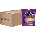 Dingo Rawhide Bone Large Size Premium Dog Chews With Real Chicken Flavor Three Count Pack