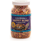 Fluker's Buffet Blend aquatic turtle food front view jar