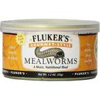 Fluker's gourmet canned mealworms front view container