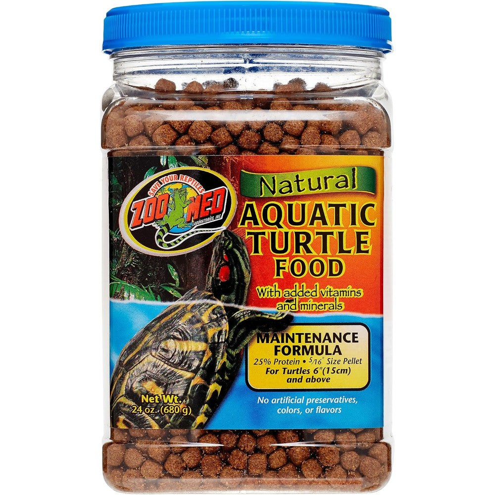 Zoo Med natural aquatic turtle food front view