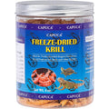 Capuca freeze dried krill jumbo shrimp front view natural reptile food