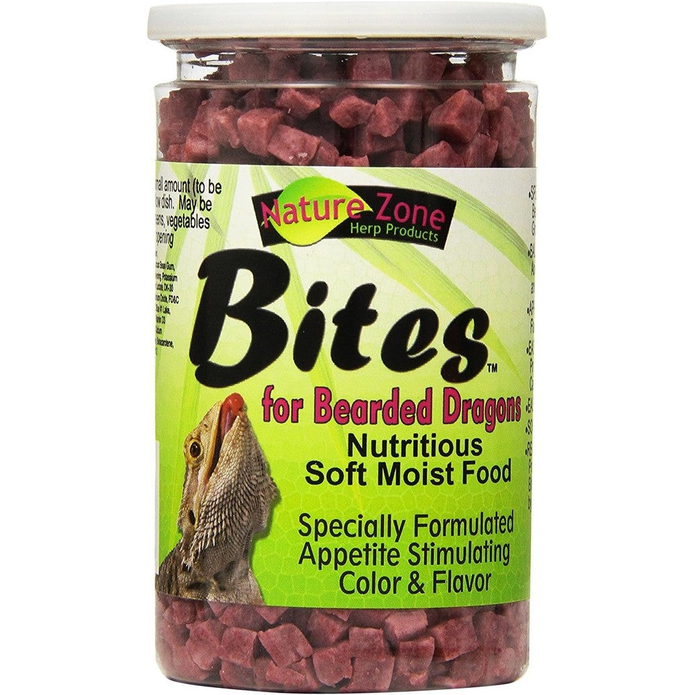 Nature Zone bearded dragon bites front view package container