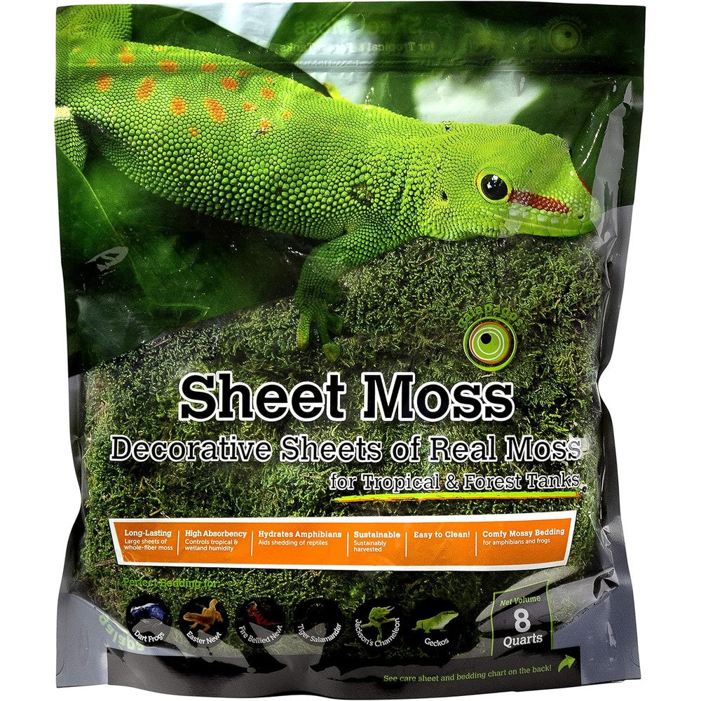 Galapagos sheets of real moss front view packaging