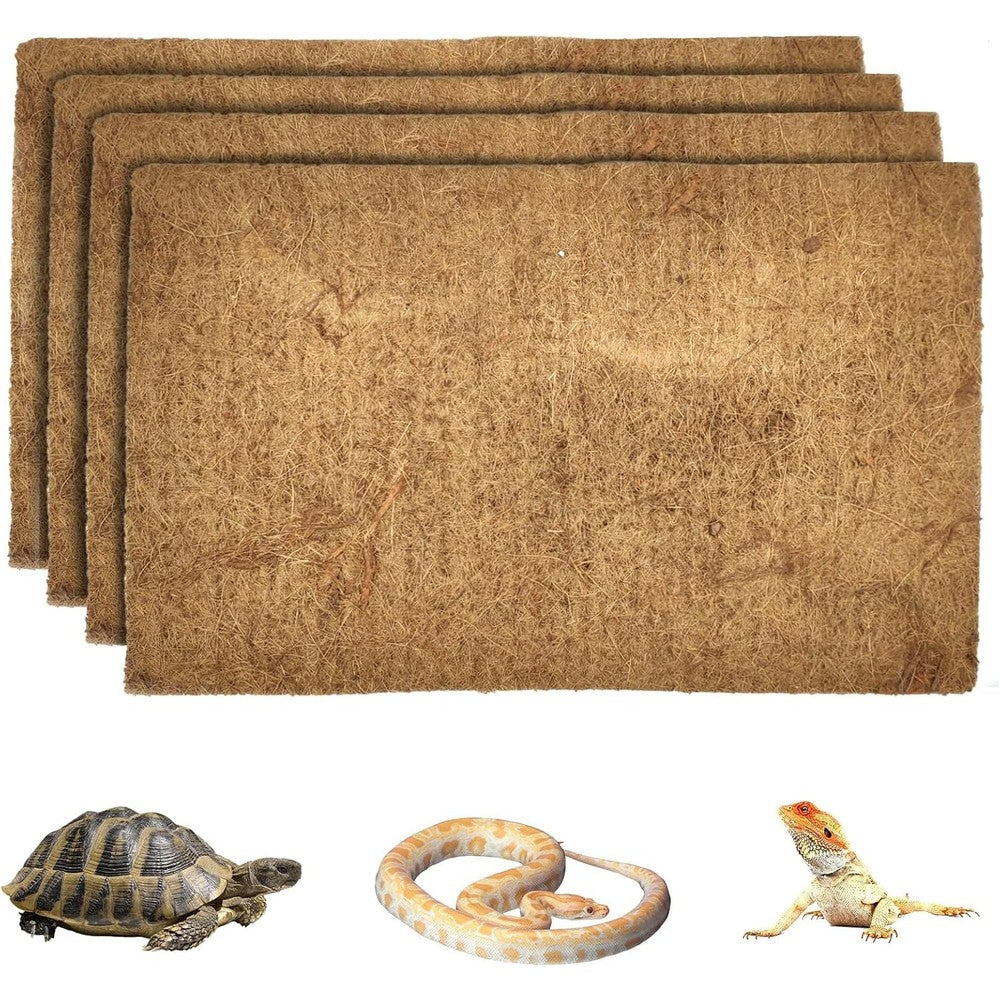 Hamiledyi reptile carpet front view packaging and sheets.