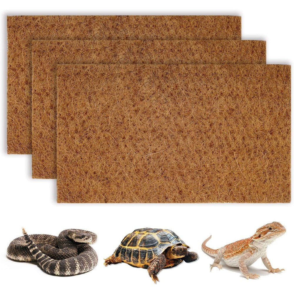 BWOGUE reptile carpet natural coconut fiber mat front view