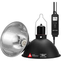 Reptitrip 8.5 Inch Reptile Heat Lamp Fixture With PID Dimming Thermostat And Independent Day Night Temperature Control Maximum 150 Watts