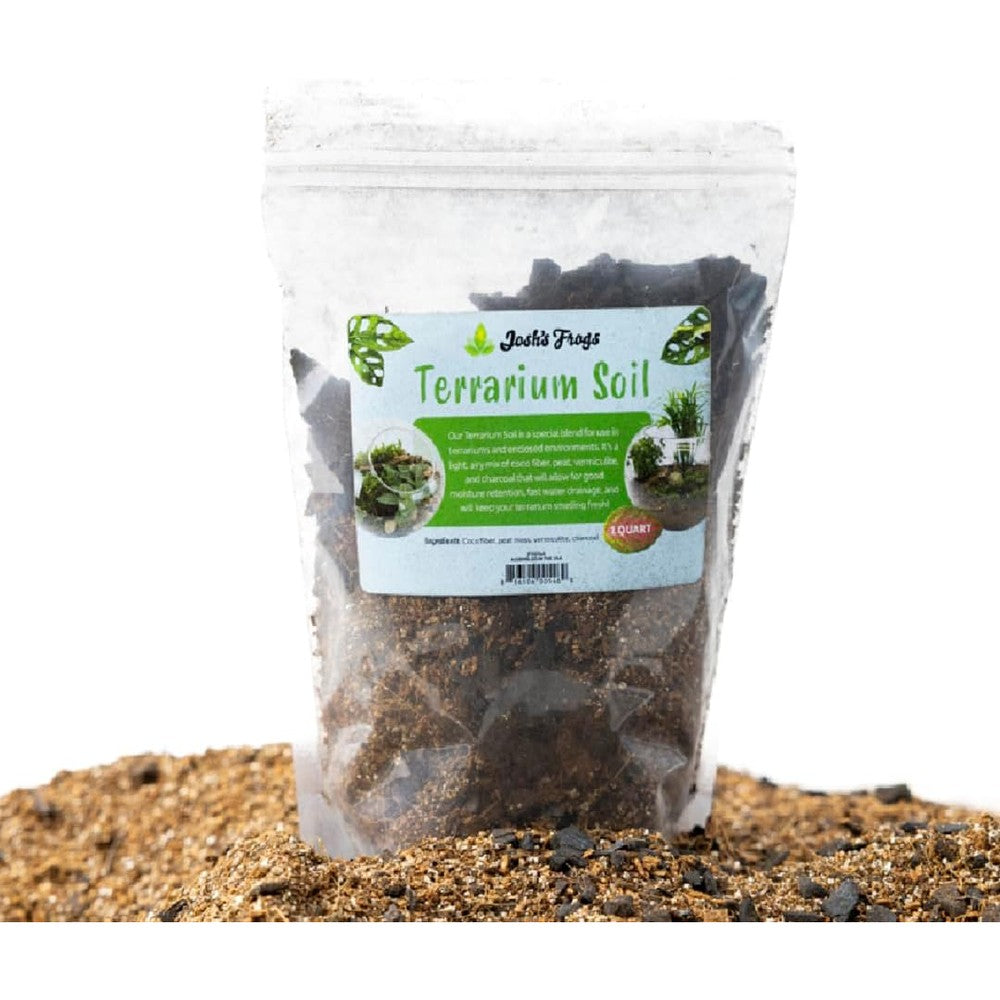 Josh's Frogs Sprig & Stone Terrarium Soil front view pouch packaging