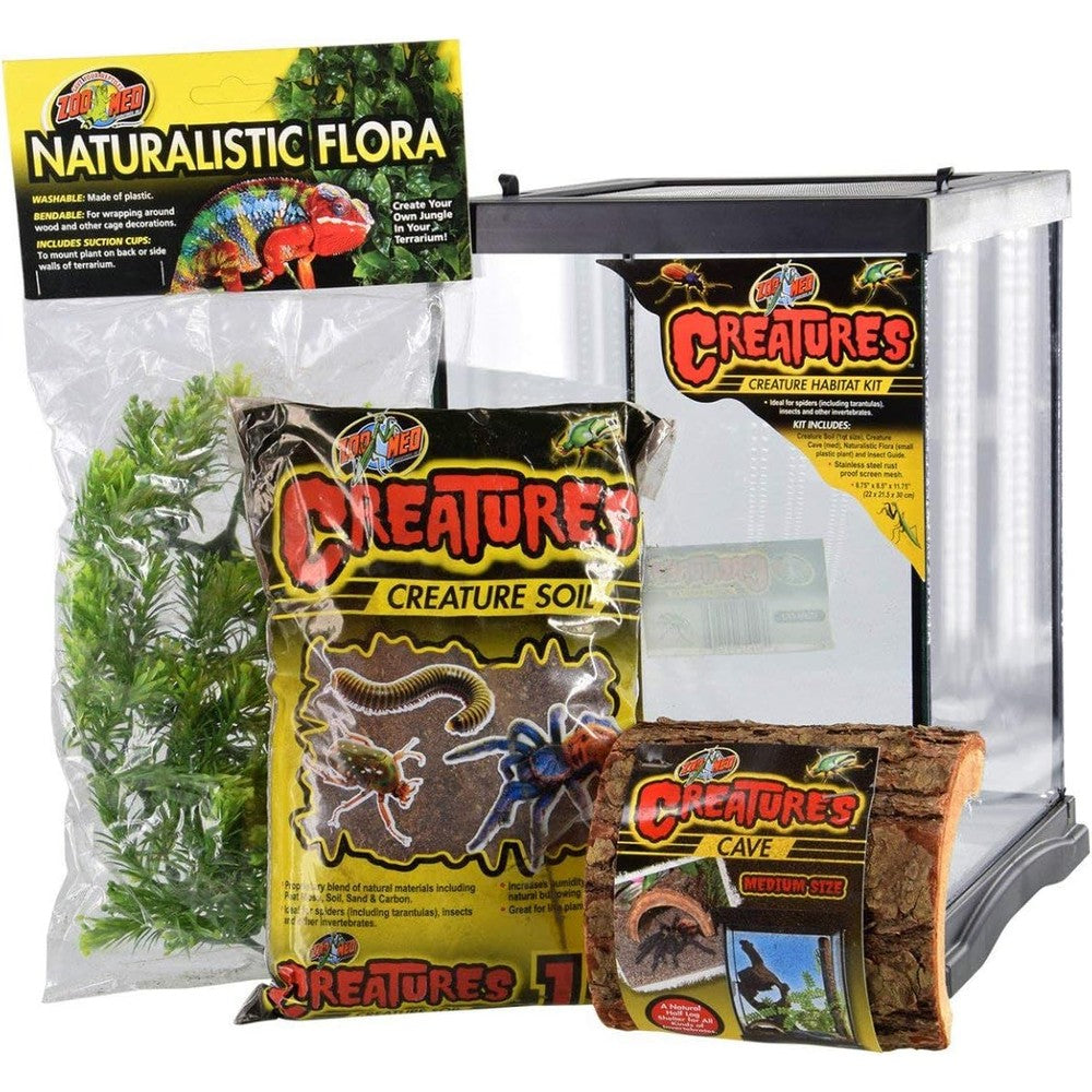 Zoo Med Creatures Creature Habitat Kit front view terrarium enclosure