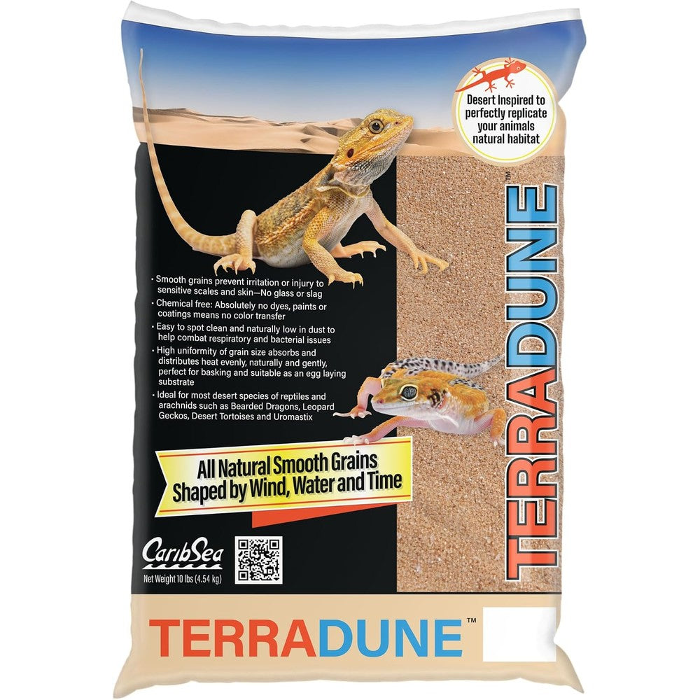 Carib Sea Terradune Reptile Sand Natural Desert Substrate For Arid Environments 10 Pounds