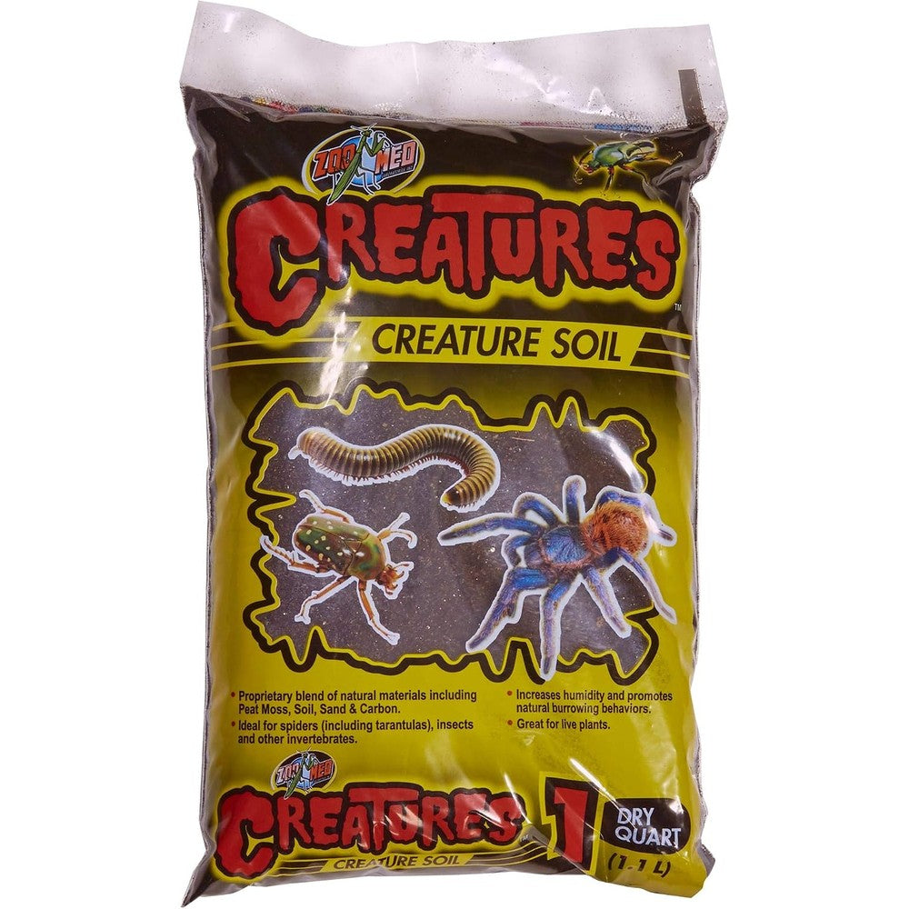 Zoo Med Creatures Creature Soil front view packaging 1 quart
