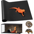 Sisipai Life reptile mat front view showing black terrarium liner texture.