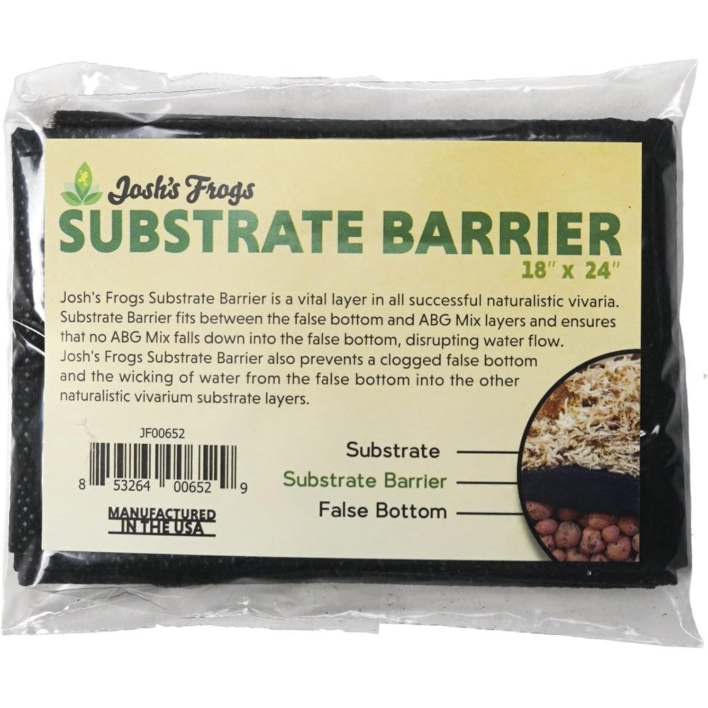 Josh's Frogs terrarium substrate barrier front view packaging