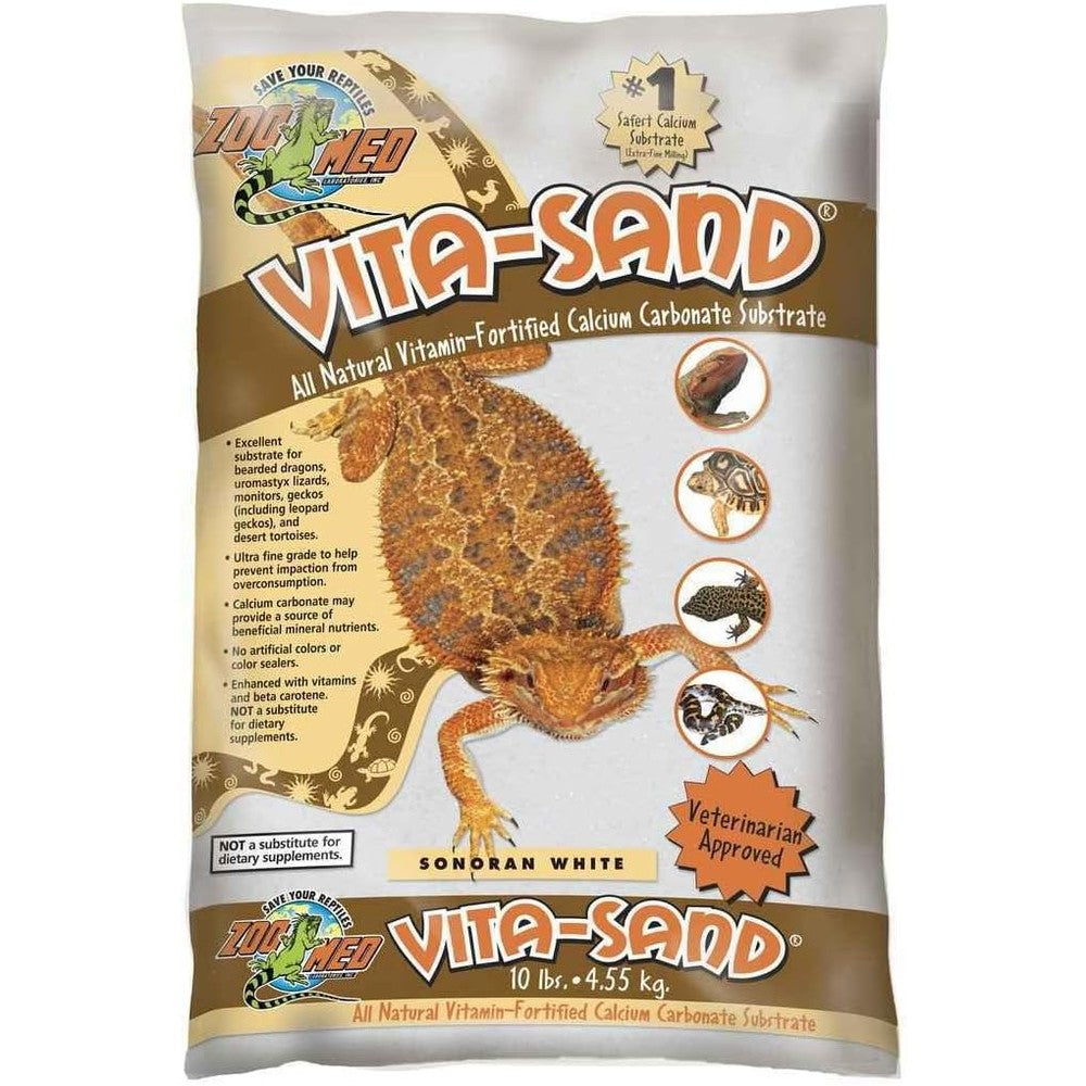 Zoo Med Vita Sand Sonoran White front view packaging