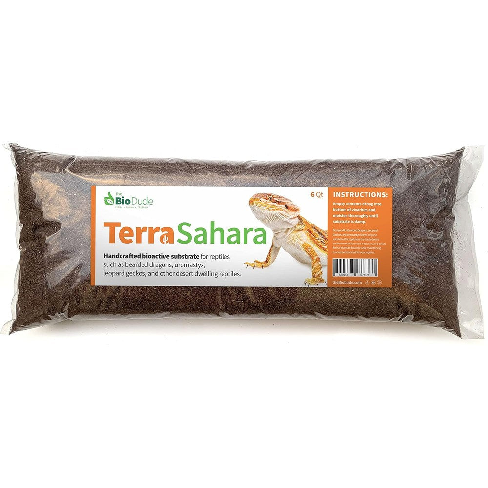 The Bio Dude Terra Sahara Bioactive Reptile Substrate front view bag