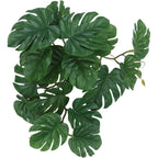 IBWell Fake Reptile Plants For Terrarium Decor And Turtle Tank Habitat With Suction Cup Base - Image 1