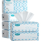 Winner Soft Face Towels 100% USDA Biobased Facial Towels Unscented Cotton Tissues For Sensitive Skin 600 Count Pack Of 6