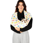 Hands-Free Cat Sling Carrier, Ultra-Soft Polar Fleece Pet Sling for Small Dogs & Cats 3-14 lbs, Machine Washable for Indoor Snuggling & Outdoor Use (Medium, Daisy)