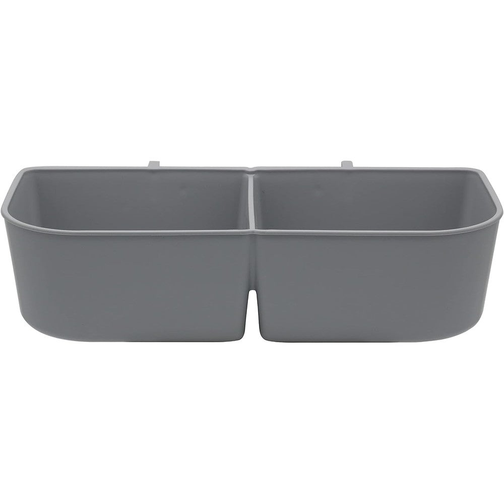A & H Tool And Die Pet Crate Carrier Cup Double Large Grey Heavy Duty Plastic Travel Kennel Accessory For Dogs And Cats