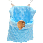 Sugar Glider Bonding Pouch Carrier Bag Sling Sleep Bag with Adjustable Strap for Travel Gliders Ferret Rat Hedgehog Hamster Small Pets (Blue)
