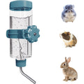 LOS ANDES 16.9oz Small Animal Water Bottle for Cage,Crate, Top Fill Water Dispenser for Guinea Pigs/Bunnies/Ferrets/Squirrel/Hedgehog/Hmaster, BPA Free, Updated Mouth, Blue