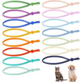 Xthrotsenk Stretchy Puppy Collars For Litter Colored Whelping Identification Bands For Newborn Puppies And Kittens Adjustable Loops Fifteen Colors ...