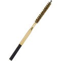 Dr. Slick Dubbing Comb And Brush Six Inch Fly Tying Tool With Velcro Rakes And Brass Wire Bristles Gold Brass Finish