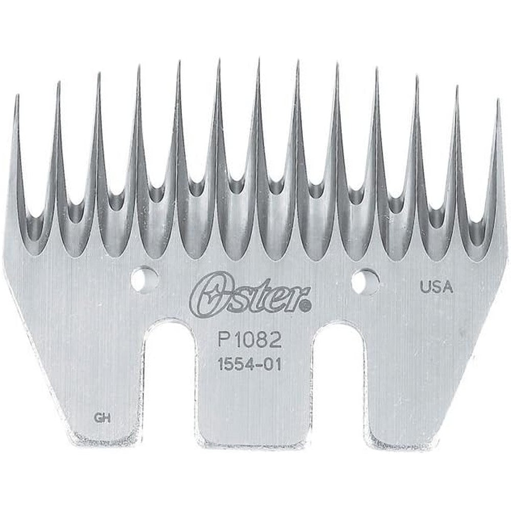 Oster Shearing Comb 13 Tooth Arizona Thin Carbon Steel Professional Attachment For Livestock Grooming 1 Count