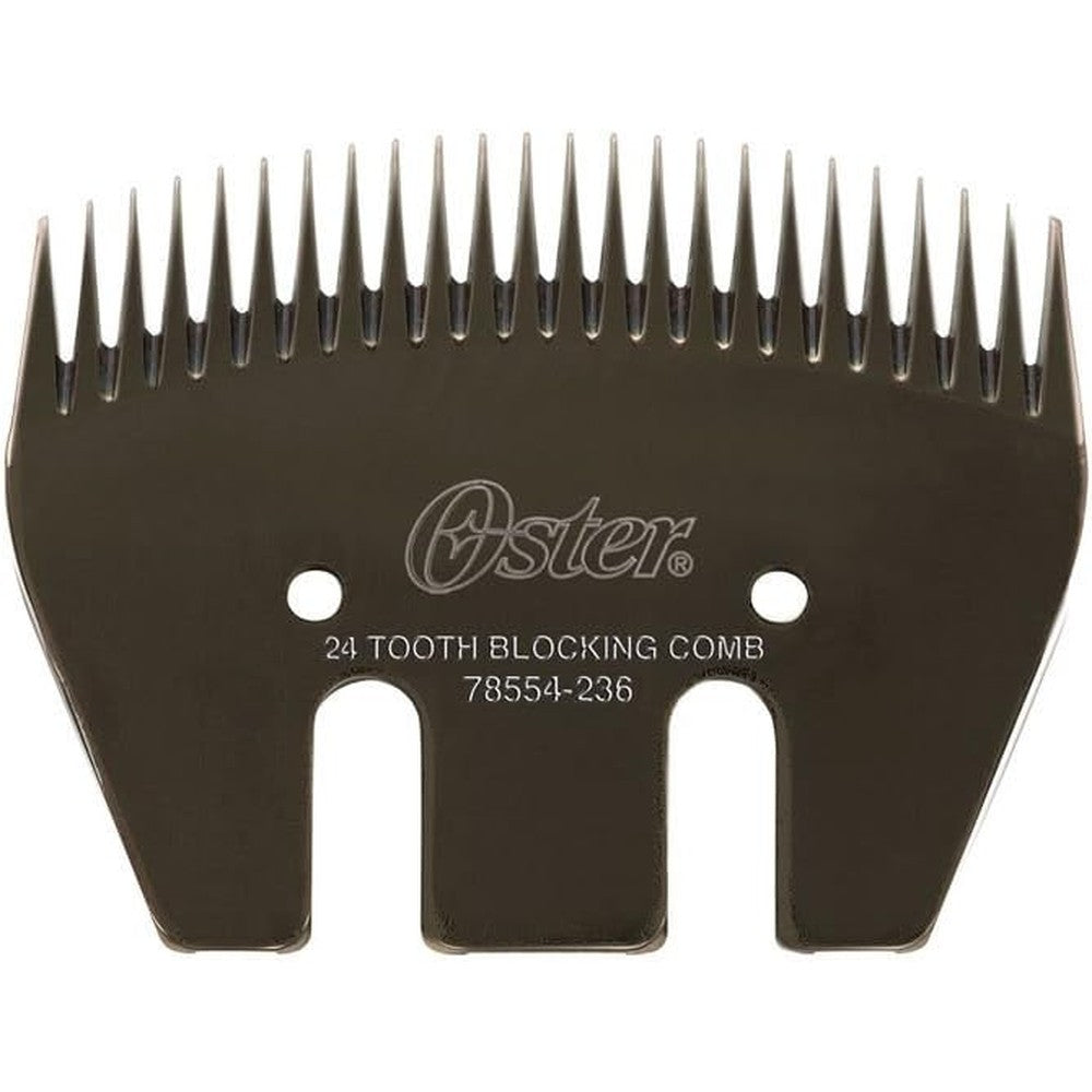Oster Shearing Comb 24 Tooth Blocking Professional 3 Inch Wide Livestock Grooming Comb For Cattle And Sheep