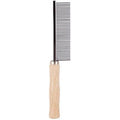 All Things Bunnies Wood Handled Rabbit Shedding Comb Version 2 Uniform Teeth Pack Of 2