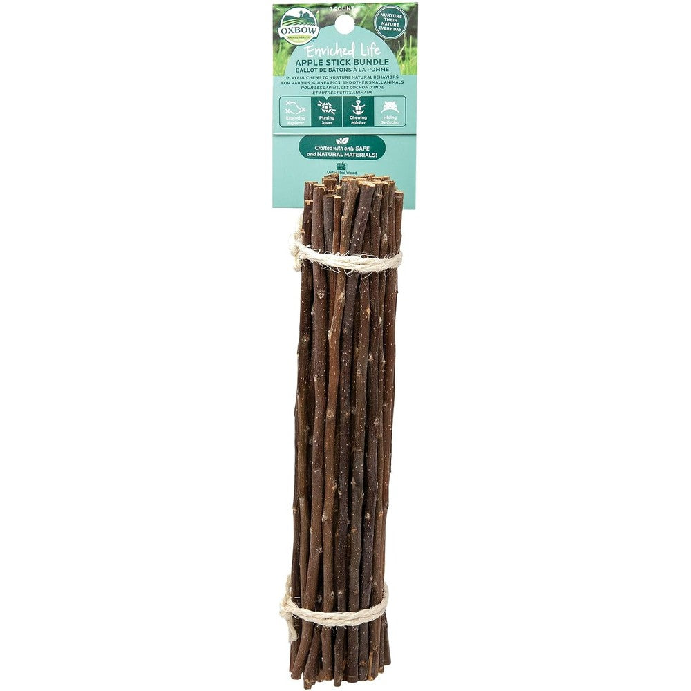 Oxbow Enriched Life Apple Stick Bundle front view