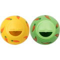 Niteangel Treat Ball And Interactive Snack Dispenser Toy For Small Animals Guinea Pigs Rabbits And Hamsters Small Size Yellow And Green